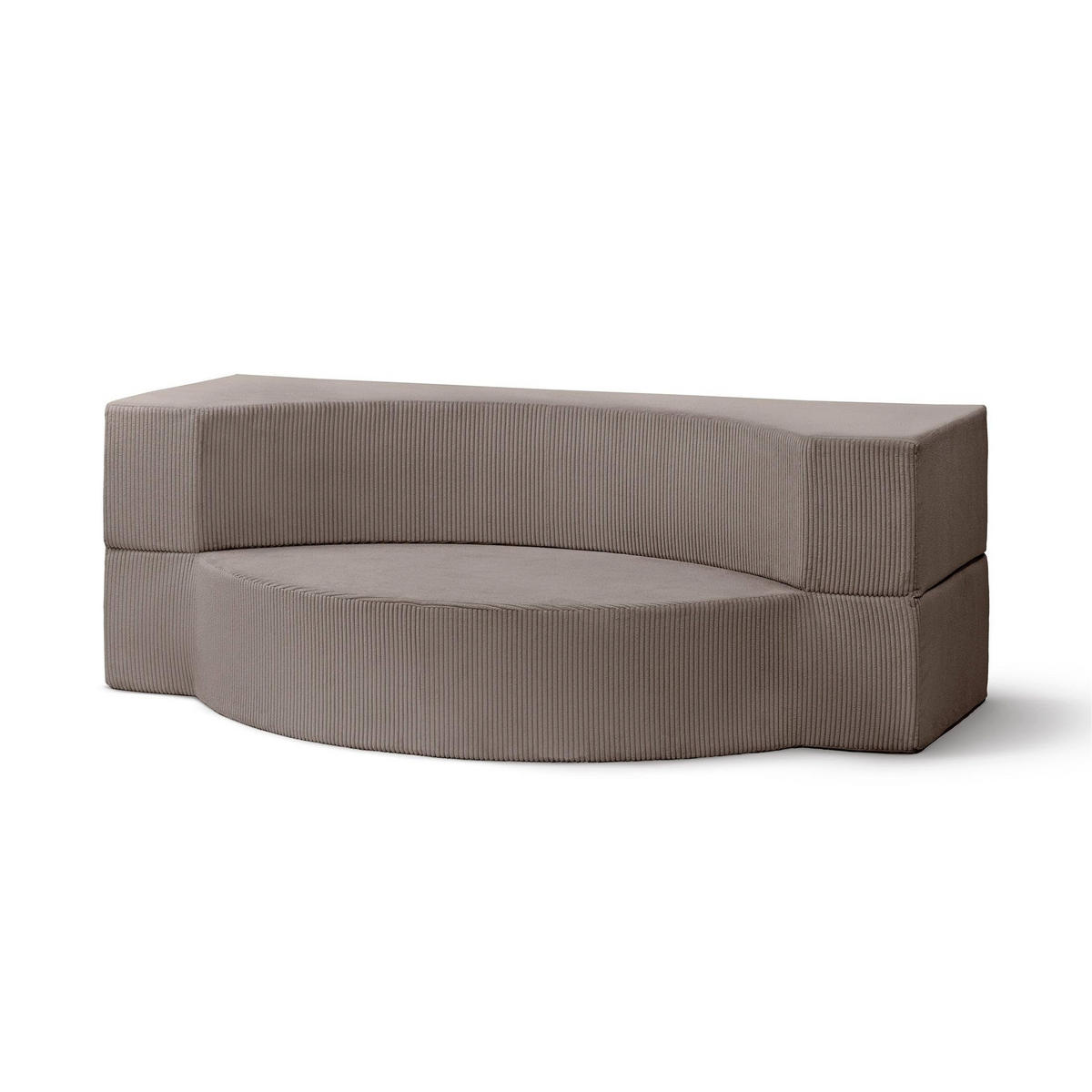 SOFA Lunaria Champagner - Champagner, Textil (200/70/100cm) - Pillovely