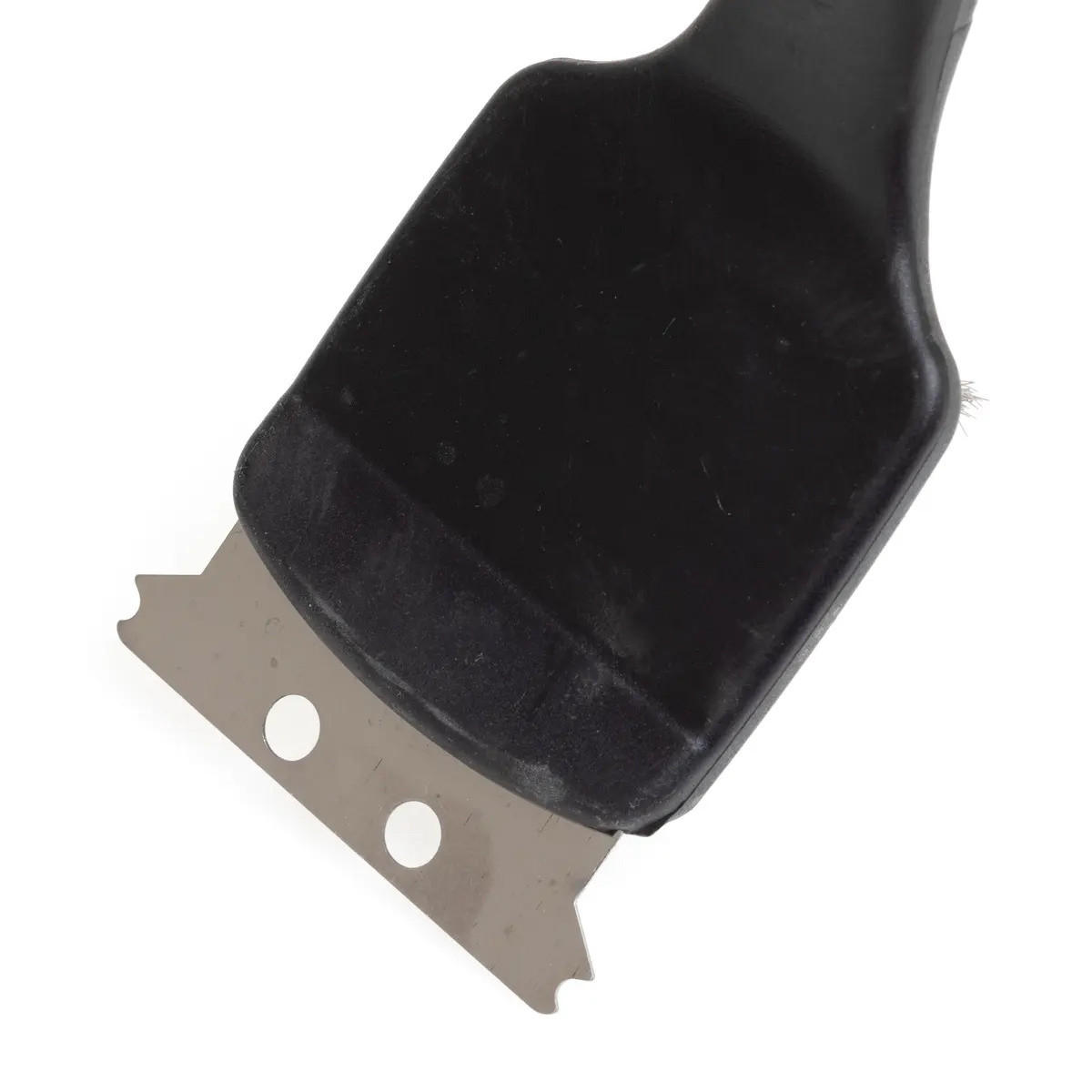 GRILLREINIGUNGSBÜRSTE Schaber - Schwarz, Kunststoff (5cm)