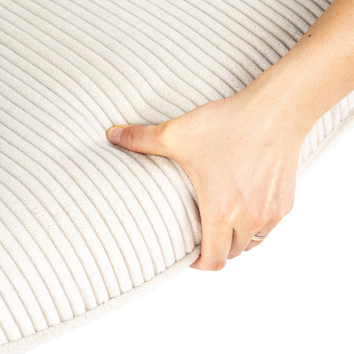 SESSEL 6er-Set in Webstoff, Beige - Beige, Textil (72/90/70cm) - Meubles Cosy