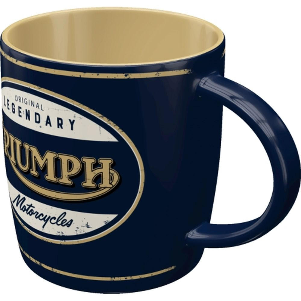 KAFFEETASSE 330 ml Triumph Legendary Motorcycles - Multicolor, Keramik (0.33L) - Nostalgic-Art
