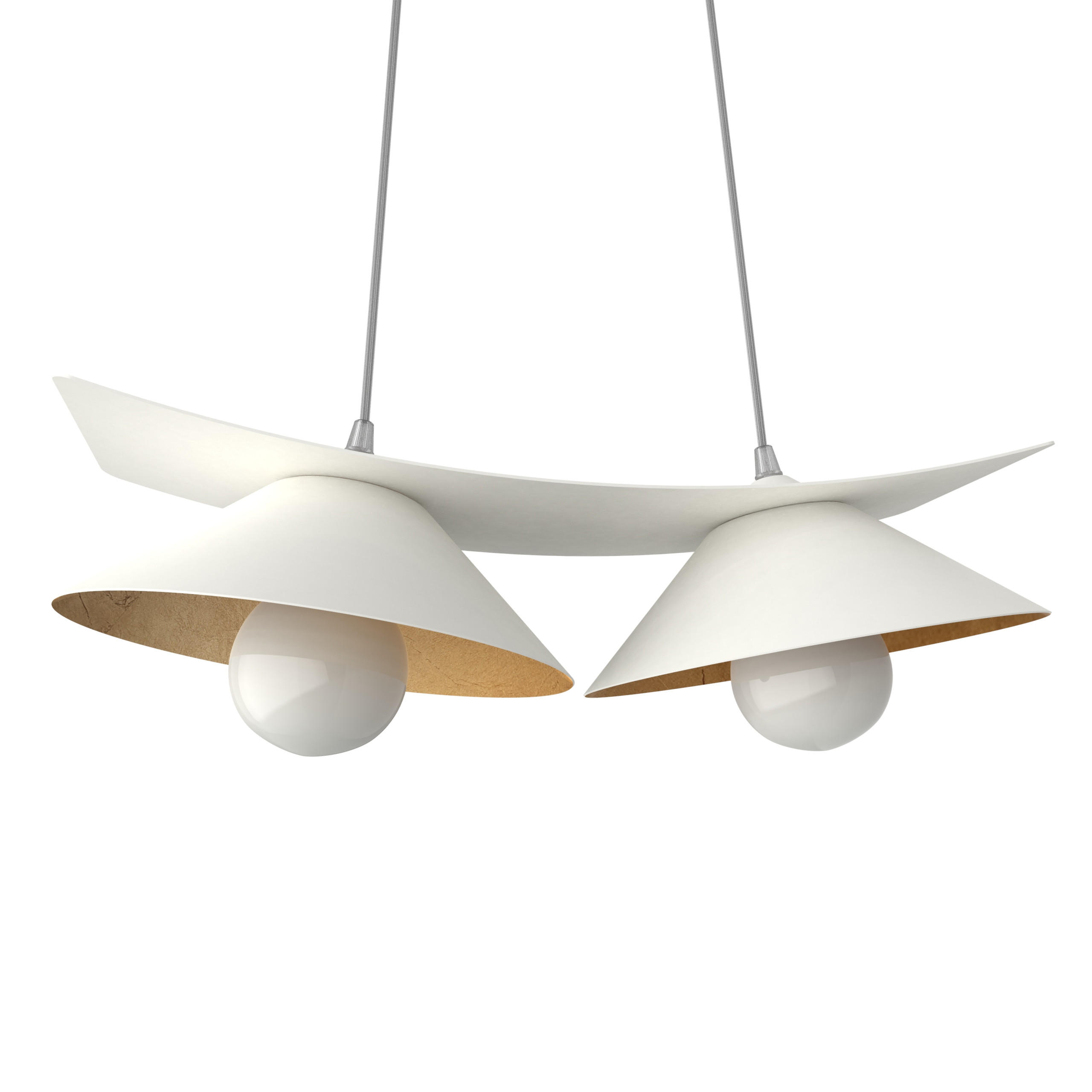 Lumicom Hängeleuchte Gold 50x16x25 cm