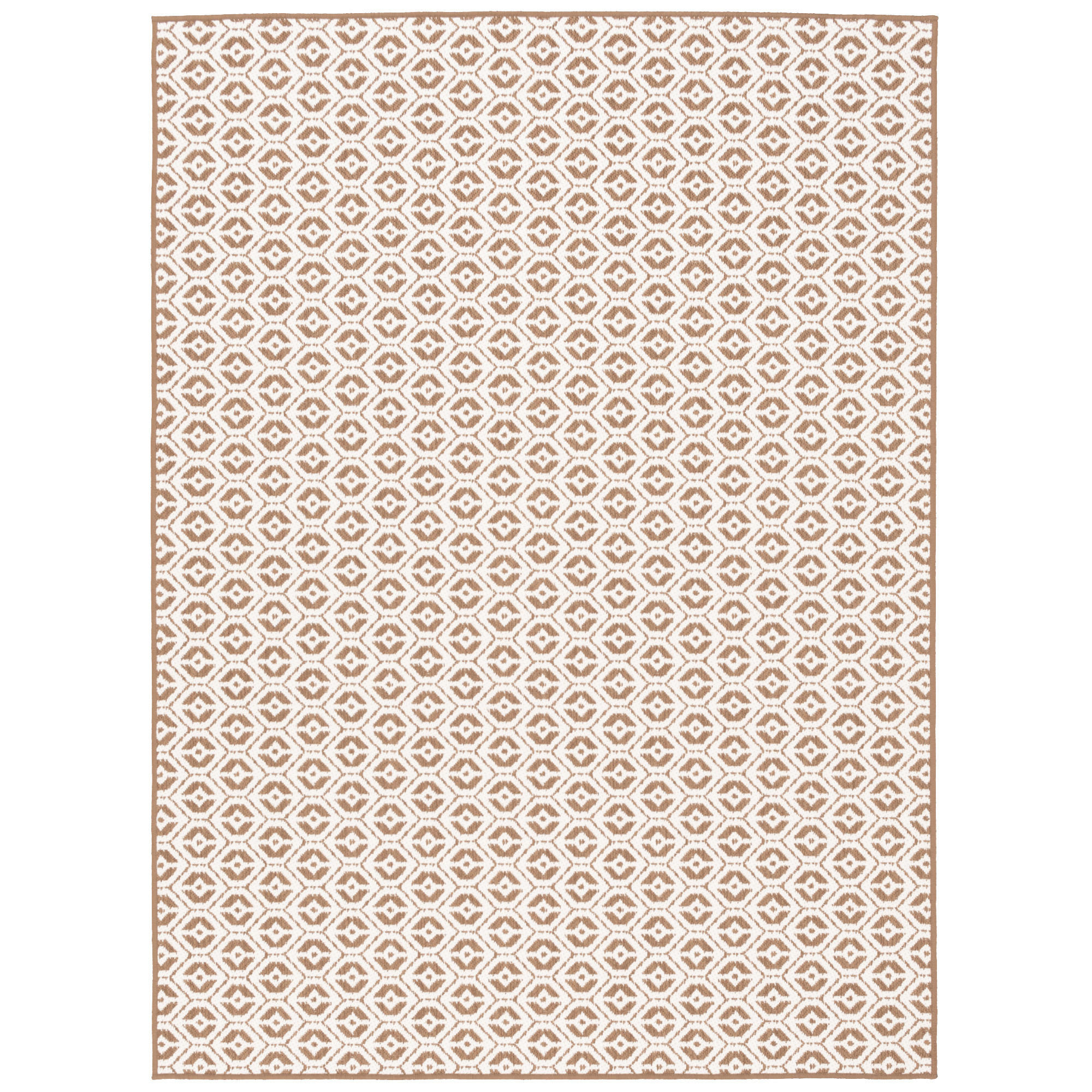 IN- UND OUTDOOR TEPPICH BEIDSEITIG CAPE COD - Beige, Textil (100/100cm) - Pergamon