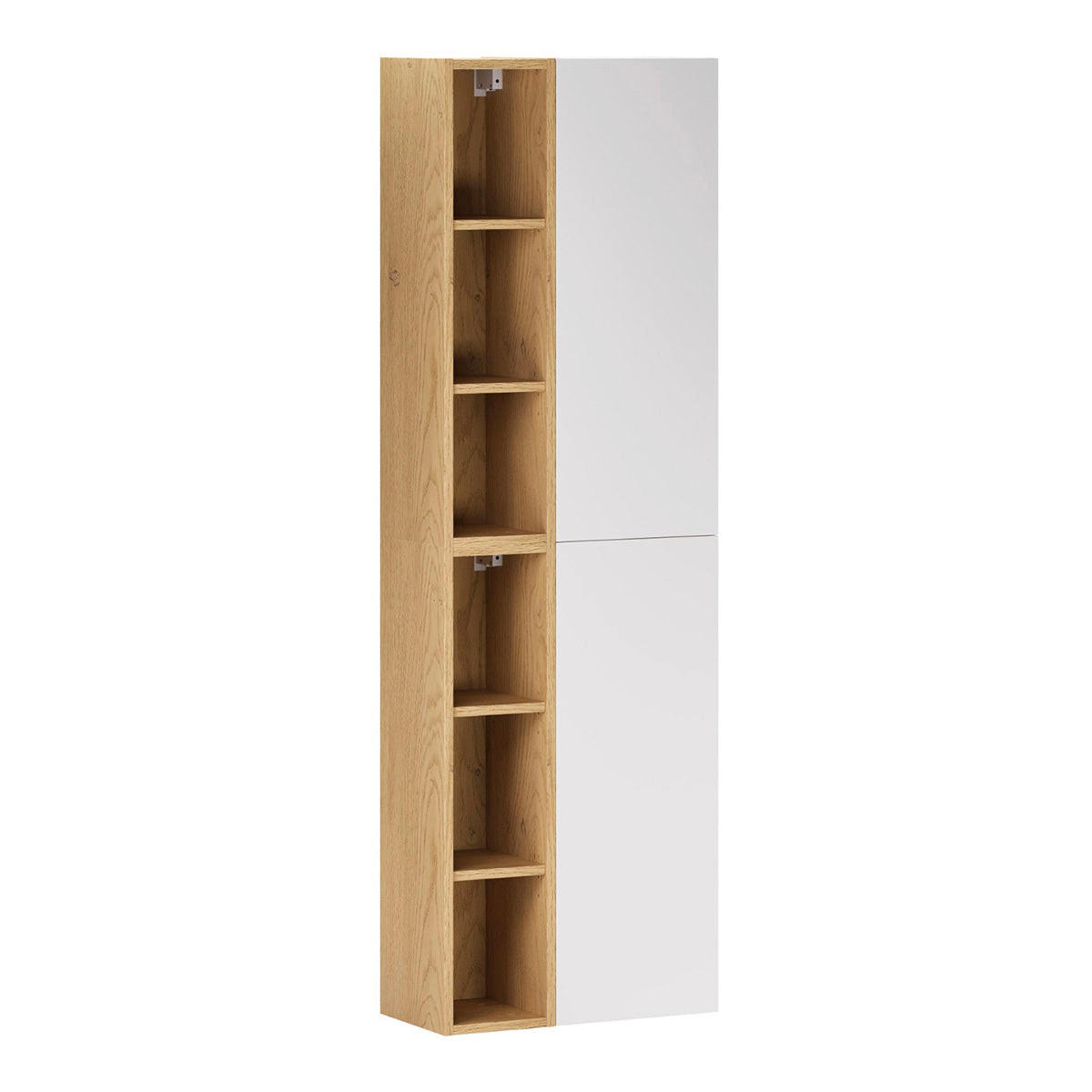 HÄNGESÄULE Oria Weiß - Weiß, Holzwerkstoff (50/160/26.6cm) - Petits-meubles