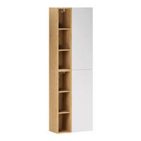 HÄNGESÄULE Oria Weiß - Weiß, Holzwerkstoff (50/160/26.6cm) - Petits-meubles