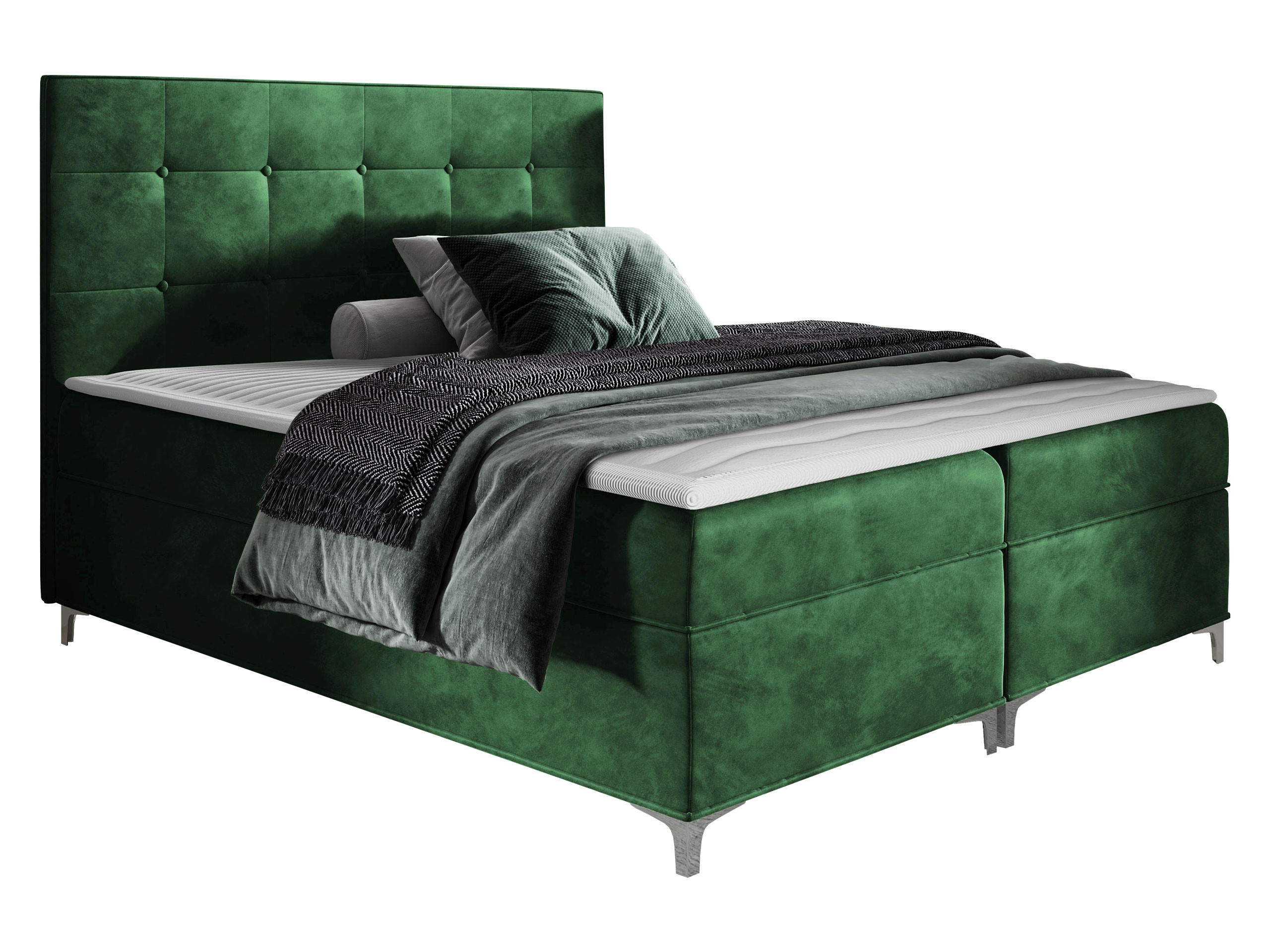 BOXBETT Snake - Grün, Holz (120/200cm) - MIRJAN24