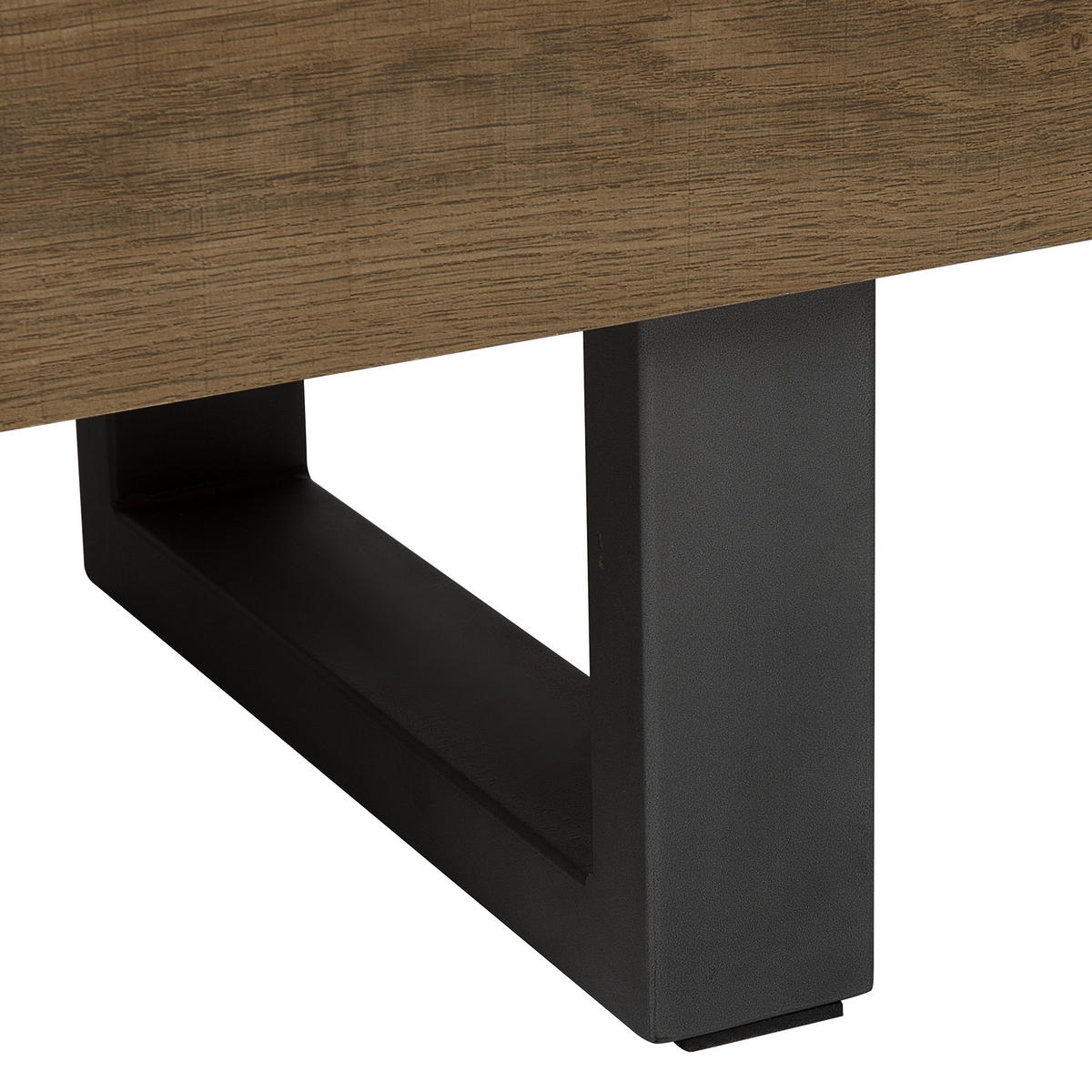 SCHRANK Dunkelbraun Timber - Braun, Holzwerkstoff (140/79/42cm) - Beliani