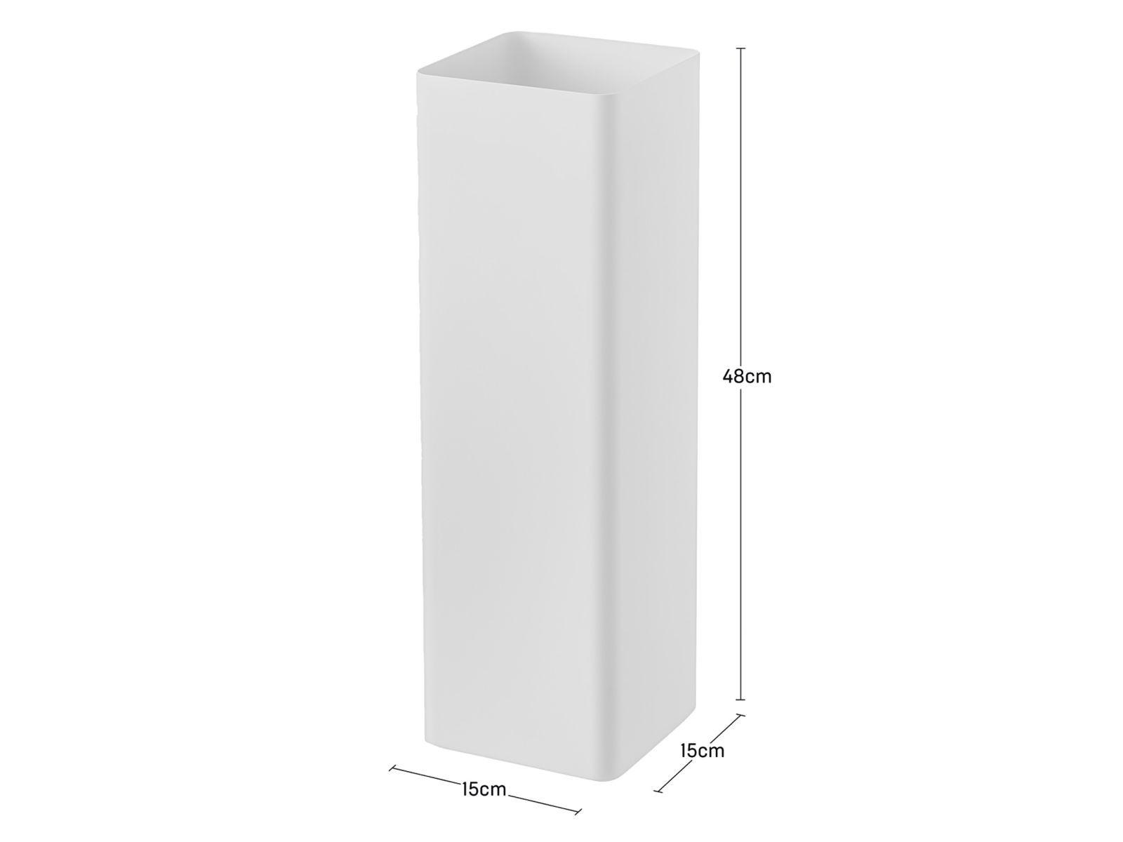 SCHIRMSTÄNDER Smart weiß 15/48/15 cm - Weiß, Metall (15/48/15cm) - Yamazaki