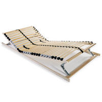 LATTENROST Mit 28 Latten 7 Zonen 70/200 Cm - Braun, Holz (70/200cm) - vidaXL