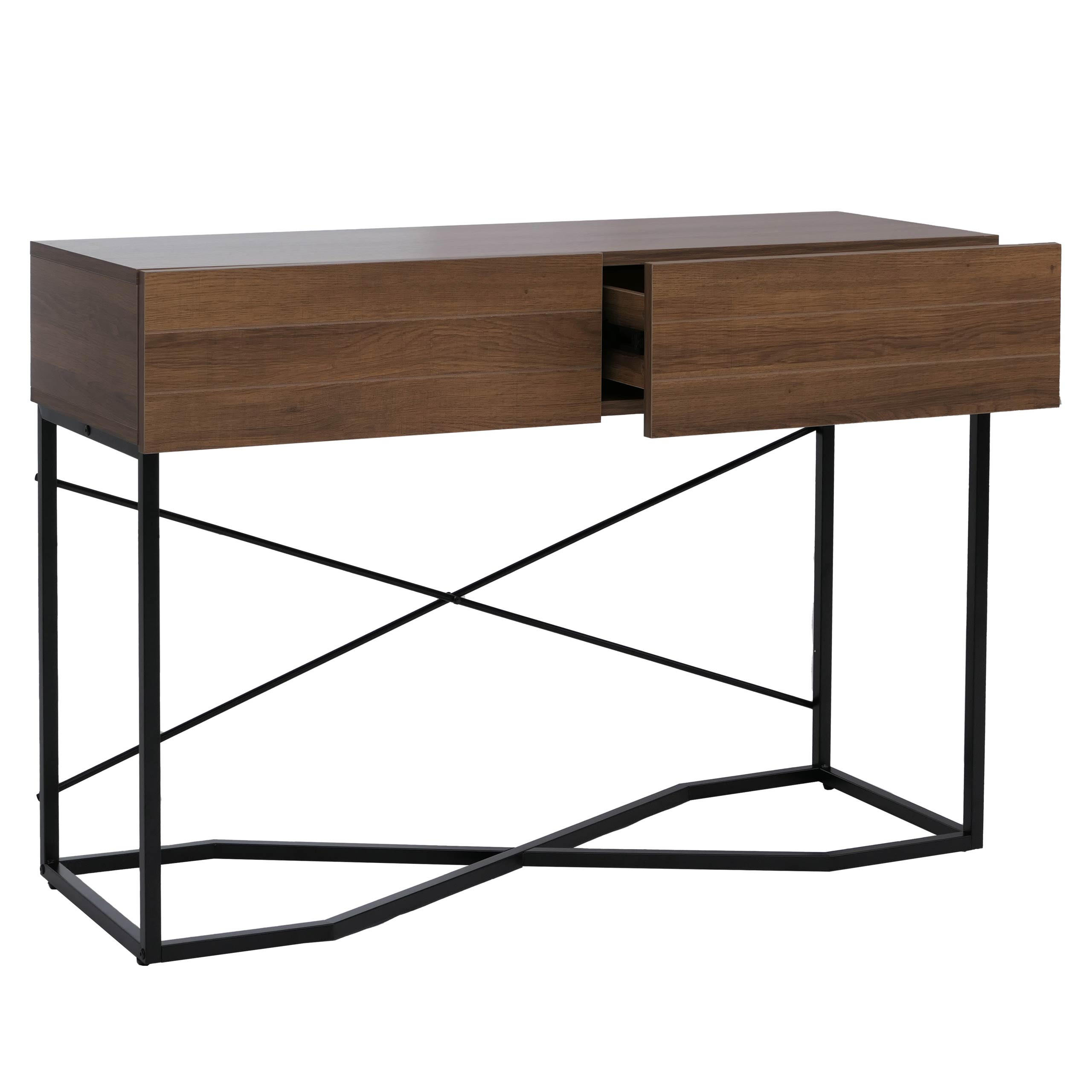 KONSOLENTISCH rechteck Braun - Braun, Holz (40/120/81cm) - MCW