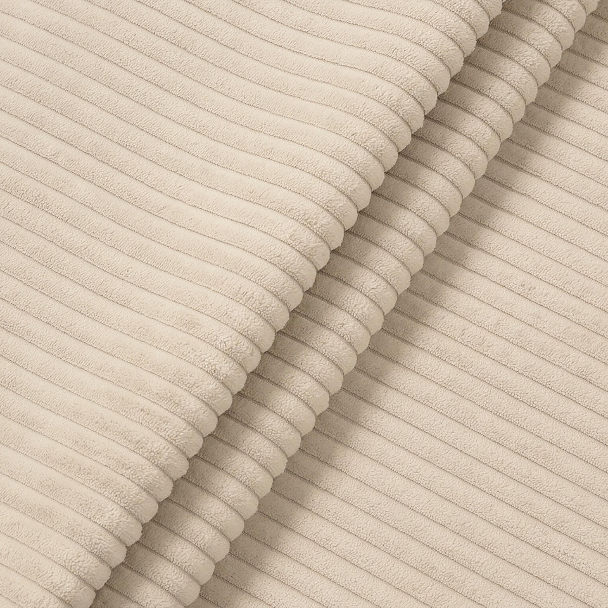 ECKSOFA TRAWANGA L mit Schlaffunktion, Creme - Creme, Textil (246/188cm) - Fedve