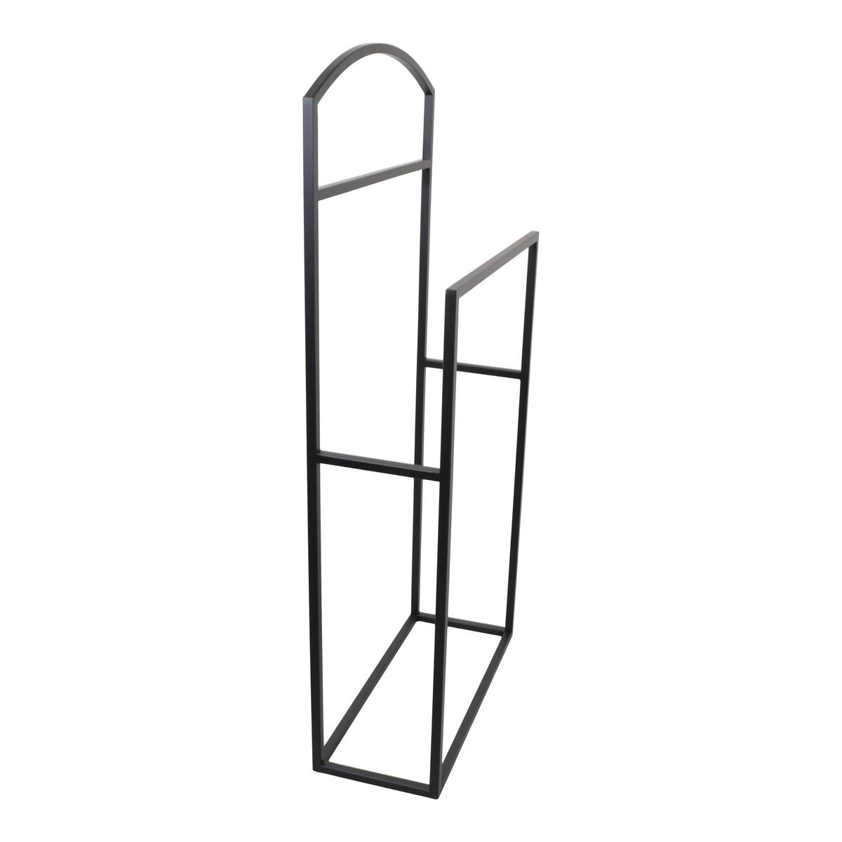 KLEIDERSTÄNDER Friso Schwarz - Schwarz, Metall (50/110/21cm) - LOFT42