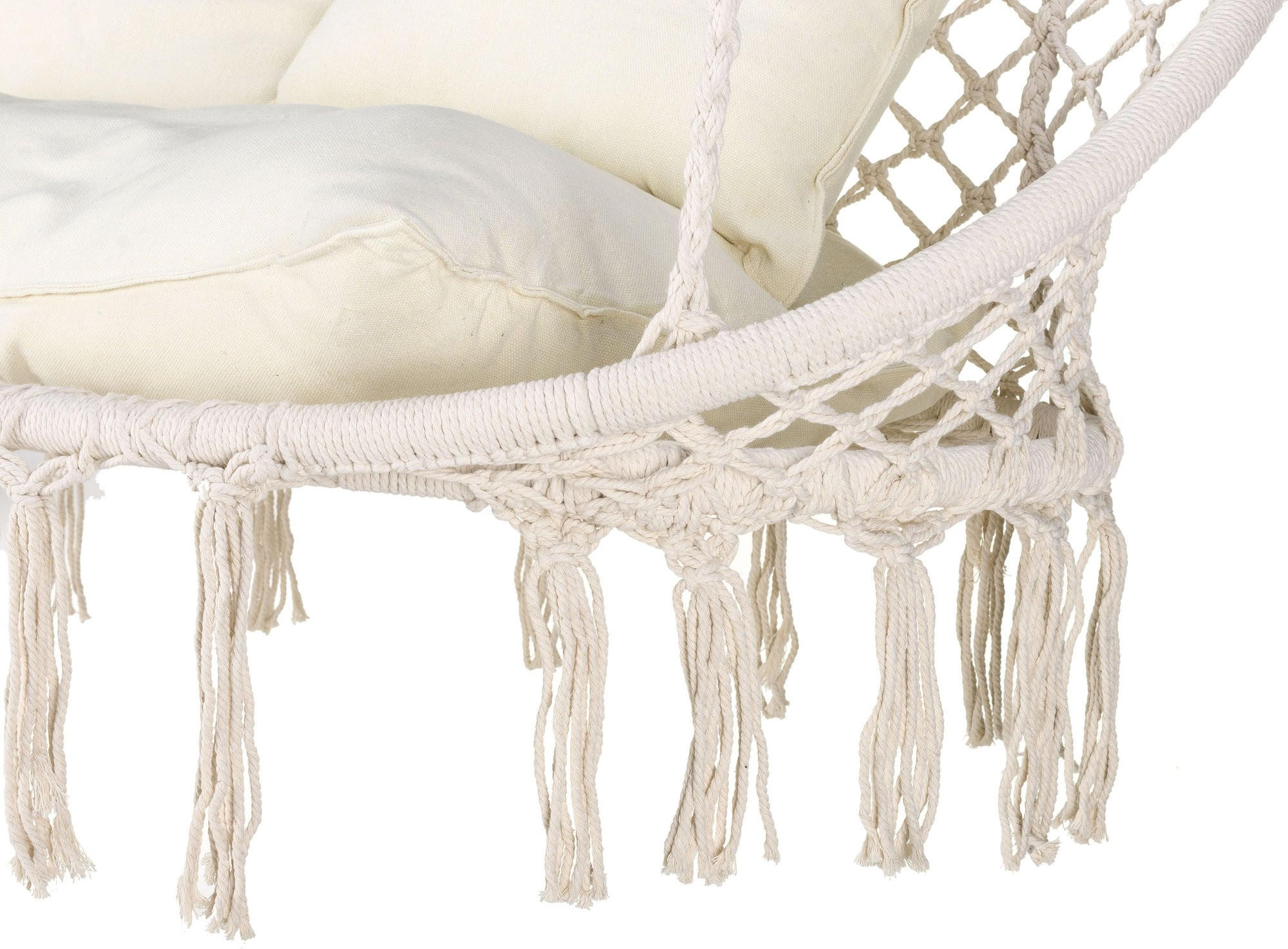 Thumbnail - Outtec Hängesessel, Beige, Textil, 2-Sitzer, 130x37x75 cm, Gartenmöbel, Hängesessel