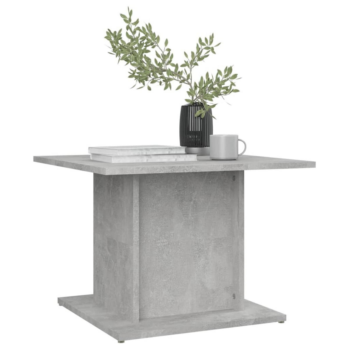 COUCHTISCH Betongrau 55,5x55,5x40 cm Holzwerkstoff - Grau, Holzwerkstoff (55.5/55.5/40cm) - furnicato
