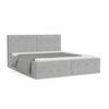 POLSTERBETT BEN 160/200 in Cord Hellgrau - Hellgrau, Holz/Holzwerkstoff (160/200cm) - Deine Möbel 24