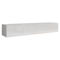 TV-LOWBOARD Vigo 180 - Weiß Hochglanz/Weiß, Holzwerkstoff (180/30/40cm) - MIRJAN24