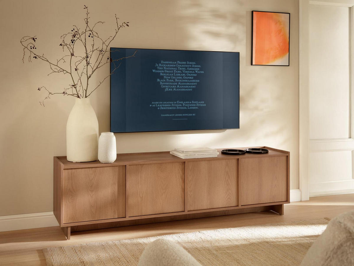 TV-SCHRANK KELLOS - Eichefarben, Holzwerkstoff (195/55/39cm) - Compleo24