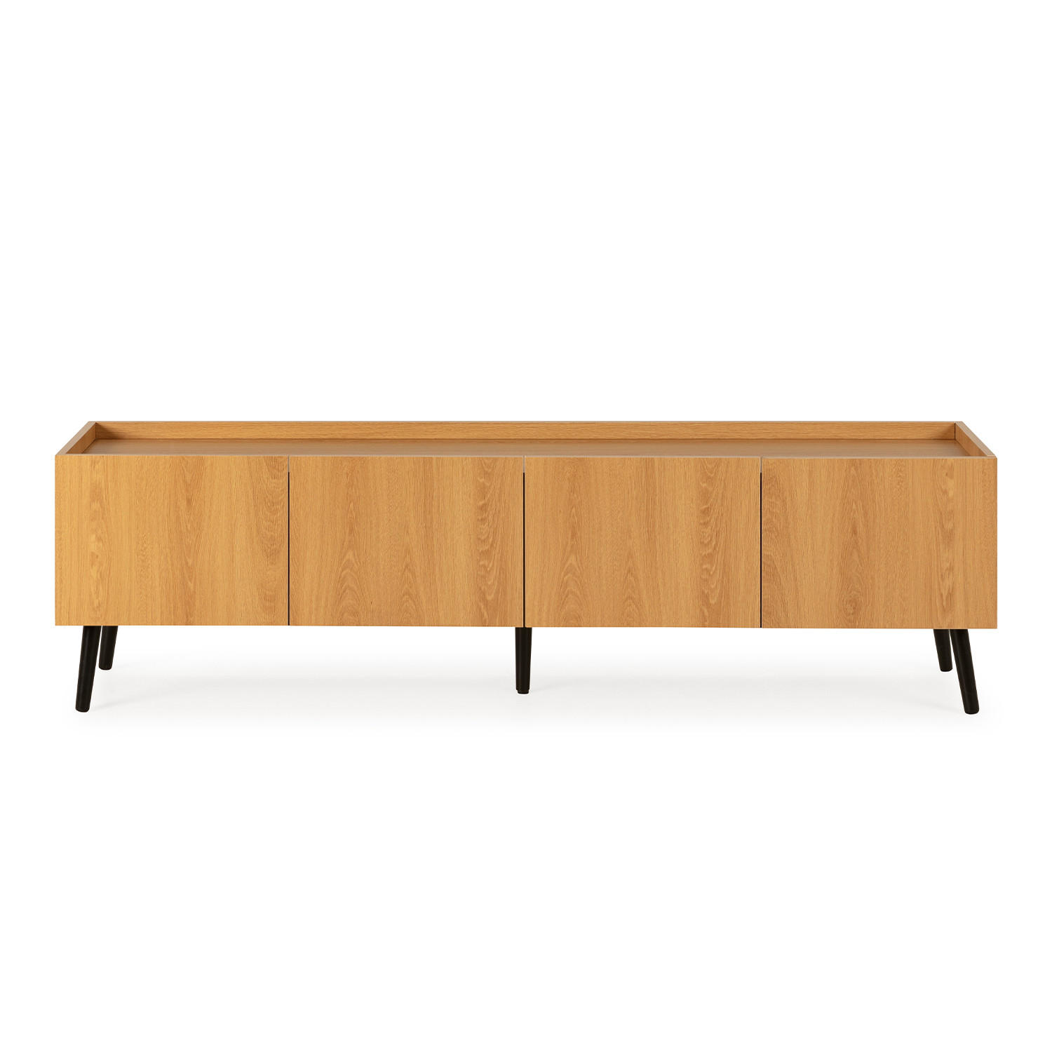 TV-ELEMENT Siren 4 türen Eichenfarbe - Honigeiche, Holzwerkstoff (160/45/40cm) - VS Venta-stock