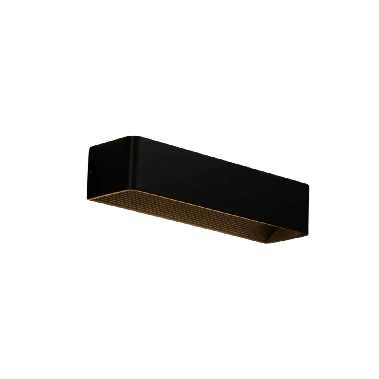 Kosilum Wandleuchte Schwarz 37x8x37 cm