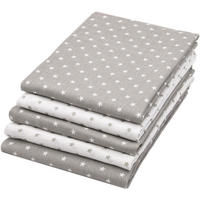 SPUCKTÜCHER, 5er-Set, 80x80 cm, 100% Baumwolle, farblich sortiert - Multicolor, Textil (80/80cm) - Zollner