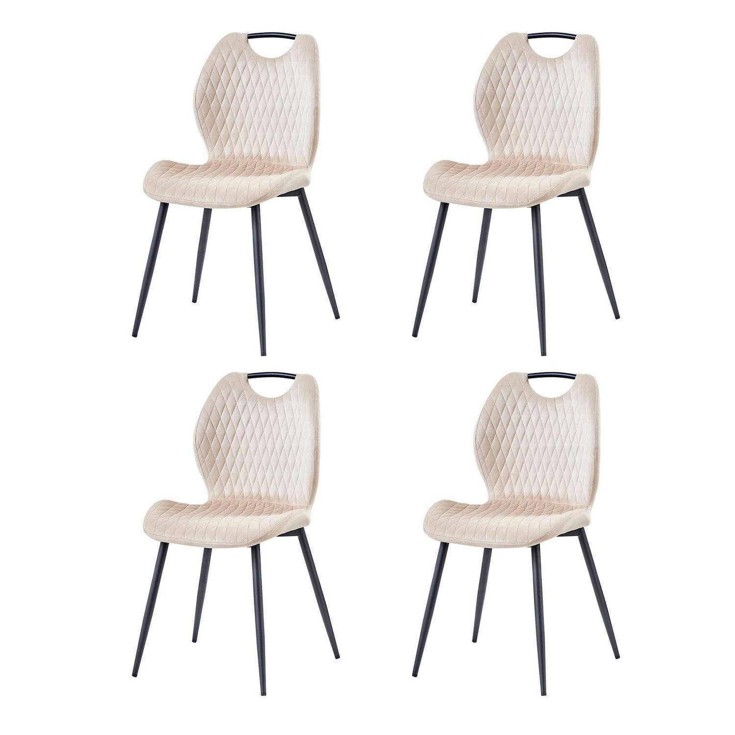 XXXLutz Esszimmerstühle Beige 44x86x46 cm