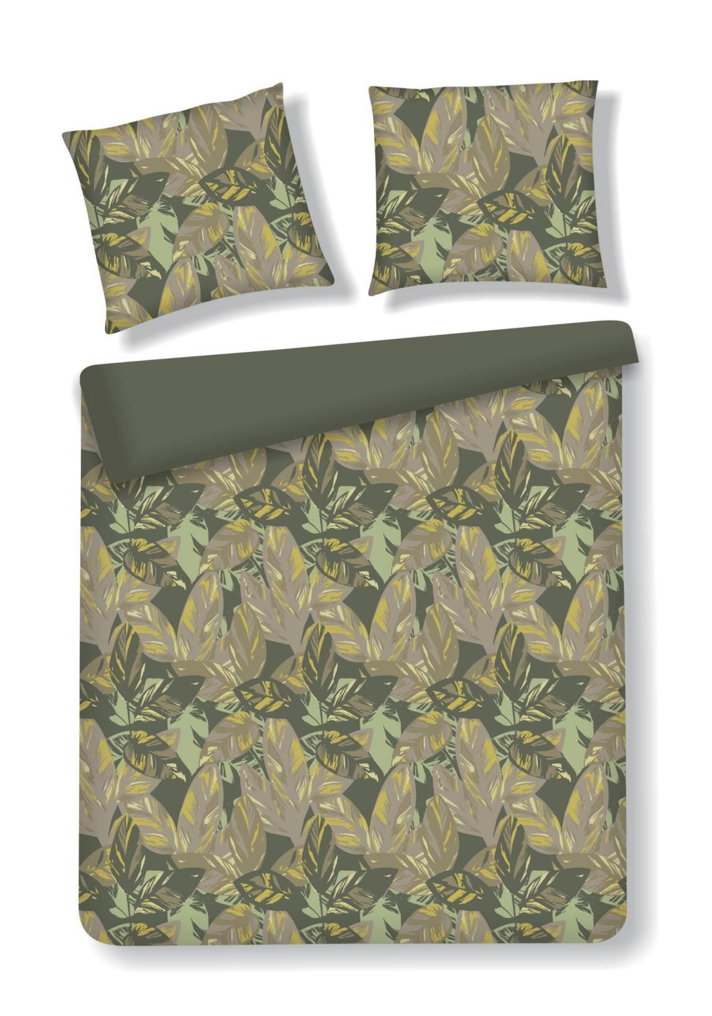 BETTWÄSCHE Clovari - Dunkelgrün, Textil (200/220cm) - home&you