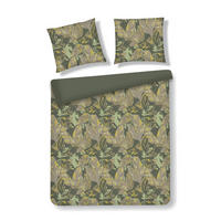 BETTWÄSCHE Clovari - Dunkelgrün, Textil (200/220cm) - home&you