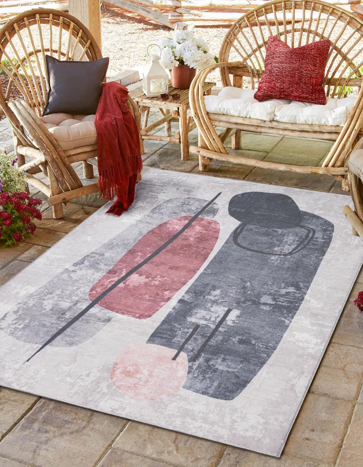 TEPPICH Bay Dunkelblau,Altrosa,Silberfarben 160/230 cm - Dunkelblau, Textil (160/230cm) - My-Rug