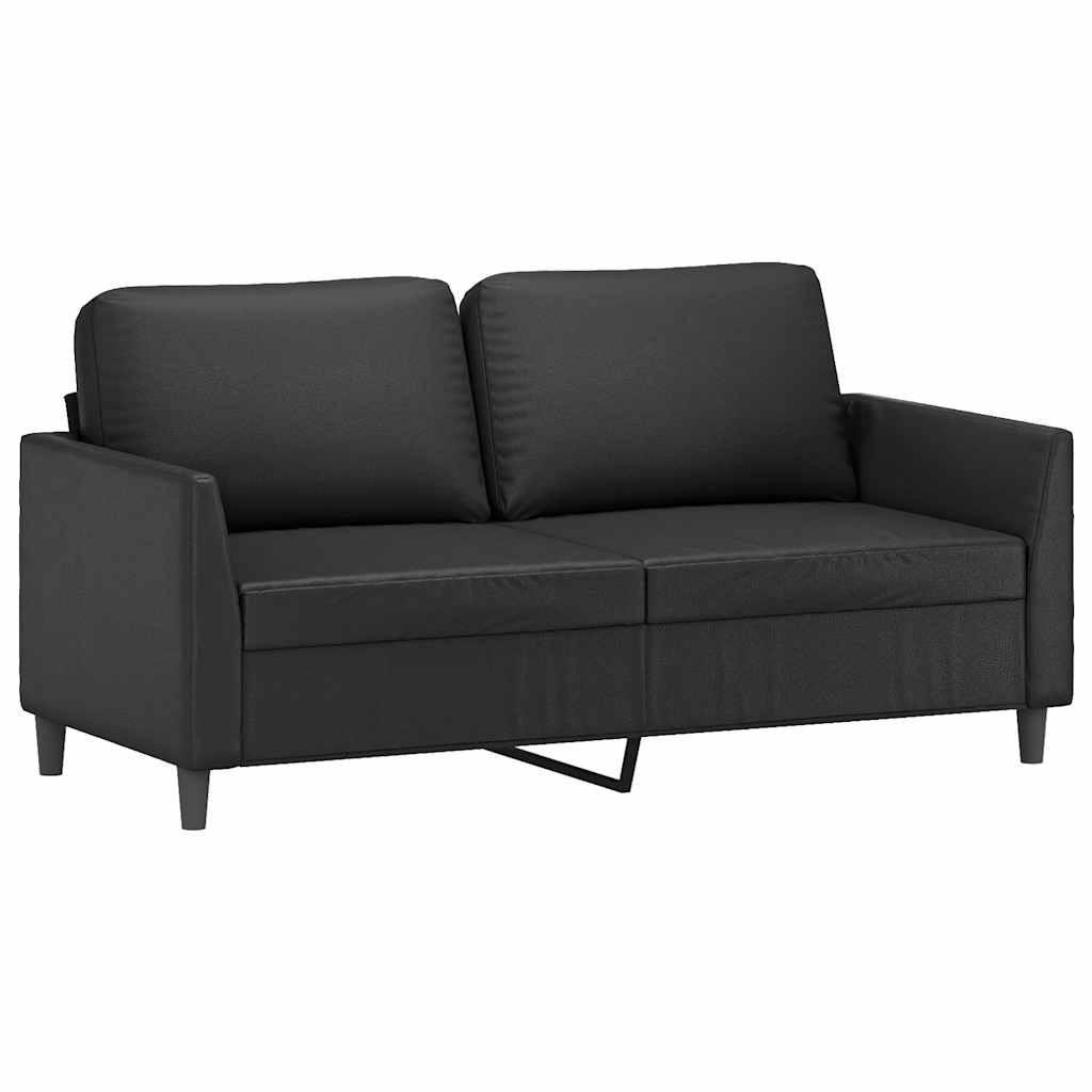 2-SITZER-SOFA Feuchtwangen - Schwarz, Leder (160/80/77cm) - Nettlife