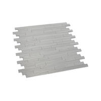 FLIESENAUFKLEBER 1 Stück 29,8 x 30,2 cm Selbstklebende Fliesen - Cocco Argento - Graphitfarben/Grau, Kunststoff (30.2/0.4/29.8cm) - Mazovia