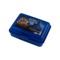 BROTDOSE Harry Potter Hogwarts Blau 17,5 x 12,8 x 6,9 cm - Blau, Kunststoff (17.5/6.9/12.8cm) - United Labels