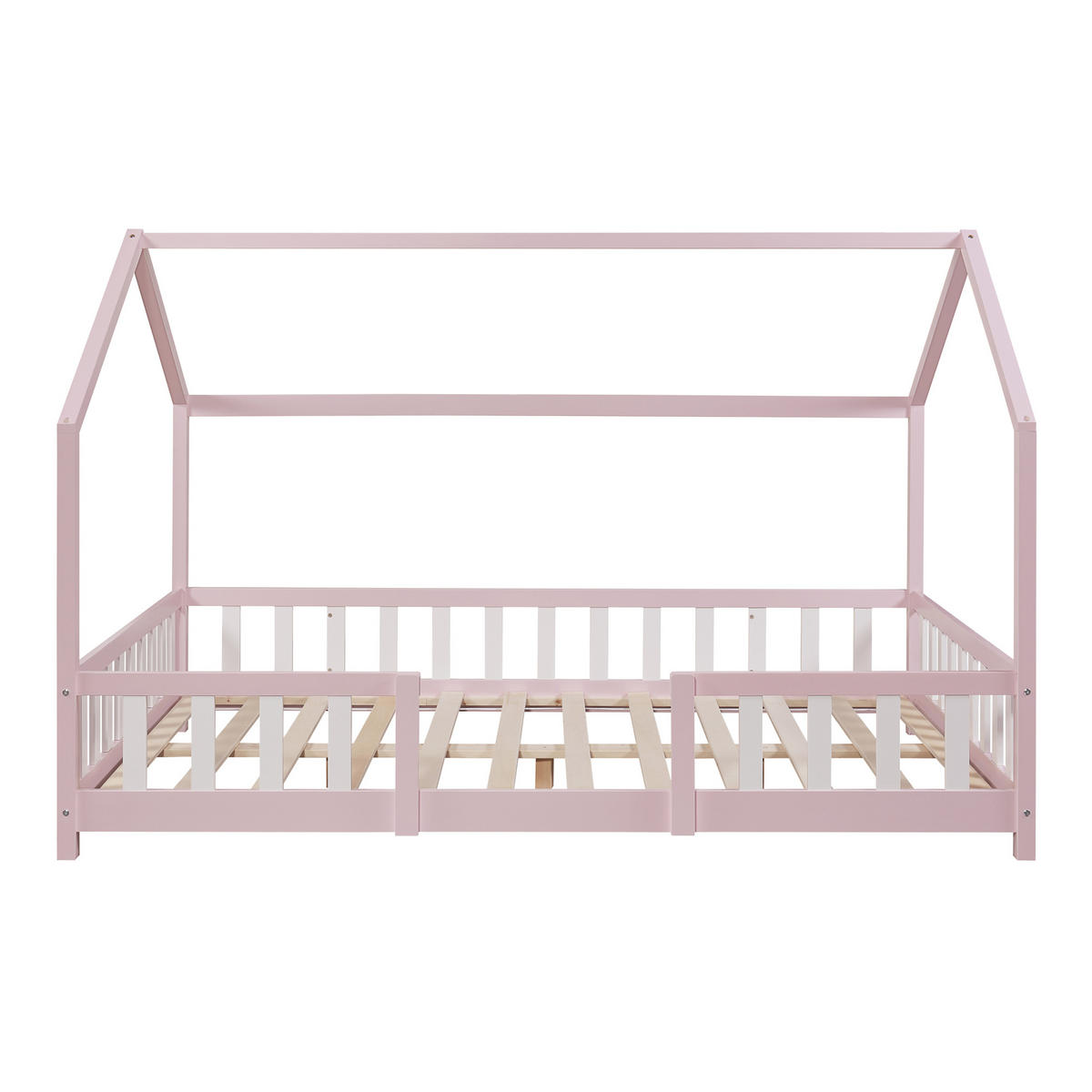 Pink/Weiß, Holz (140/200cm) - [en.casa]