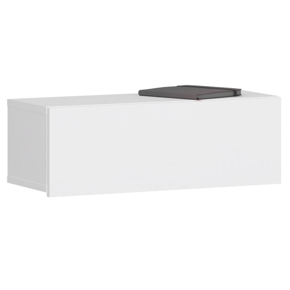 HÄNGENDER NACHTTISCH NANI weiß - Weiß, Holzwerkstoff (60/21/27cm) - IDIMEX