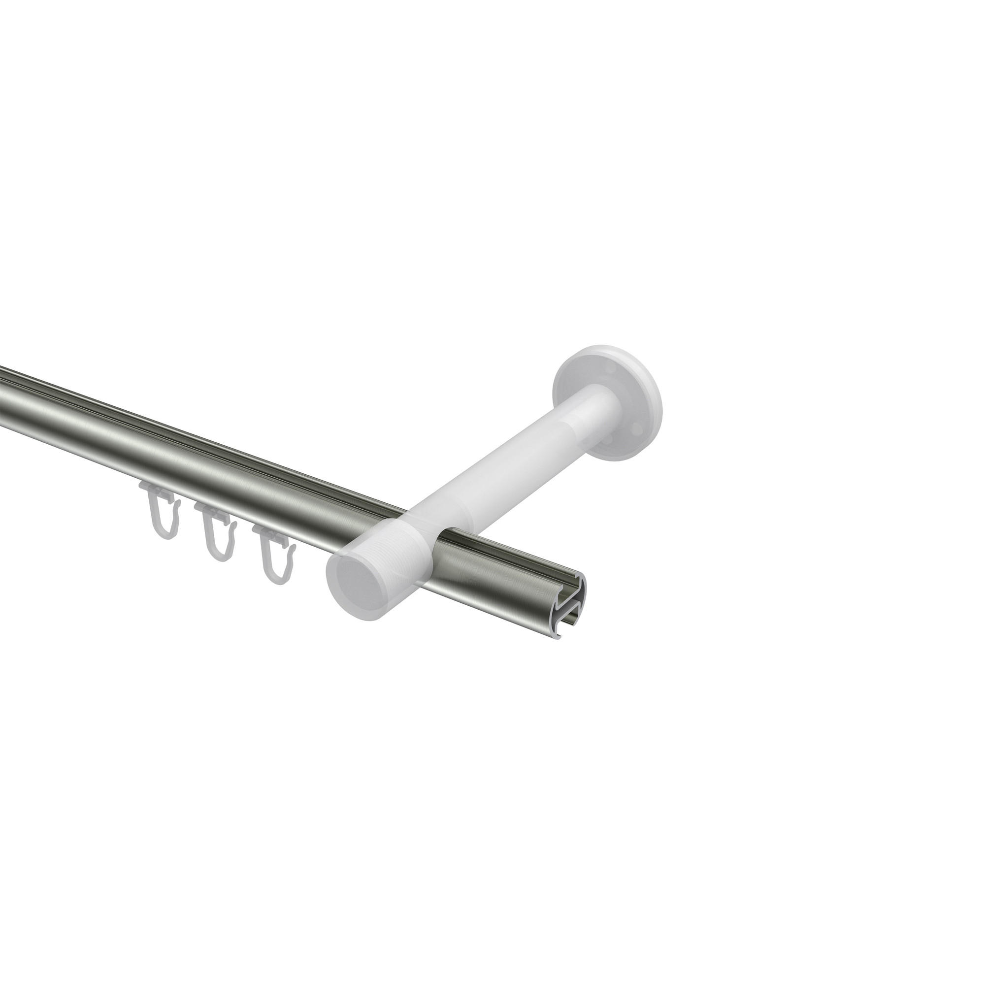 Thumbnail - Interdeco Innenlauf-Gardinenstangen-Set, Edelstahl, Silber, Metall, 140 cm, Wohntextilien, Gardinen & Vorhänge, Gardinen...