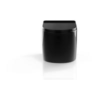 HÄNGE WC - 36 cm x 53.5 cm - keramik - schwarz Javoine - Schwarz, Keramik (36/36/53.5cm) - Vente-Unique