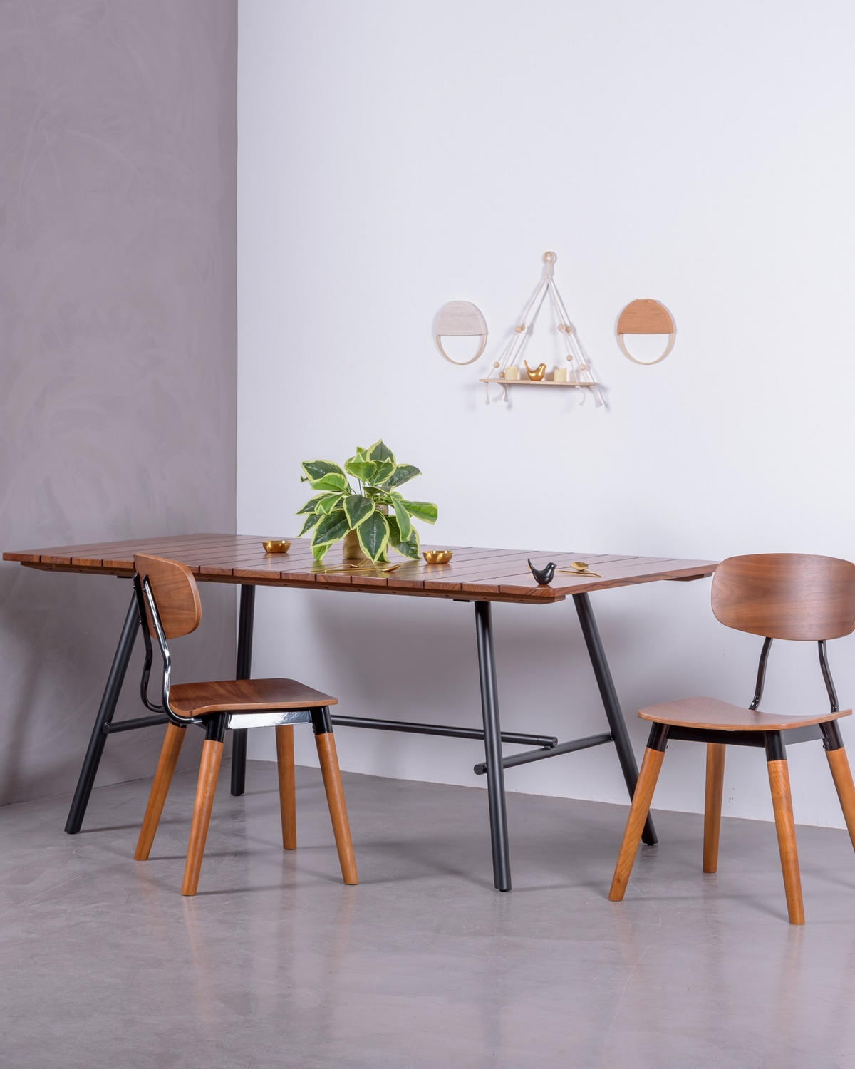 TISCH Rechteckig Teakfarben 91/180/77 cm - Teakfarben, Holz (91/180/77cm) - Nest Dream