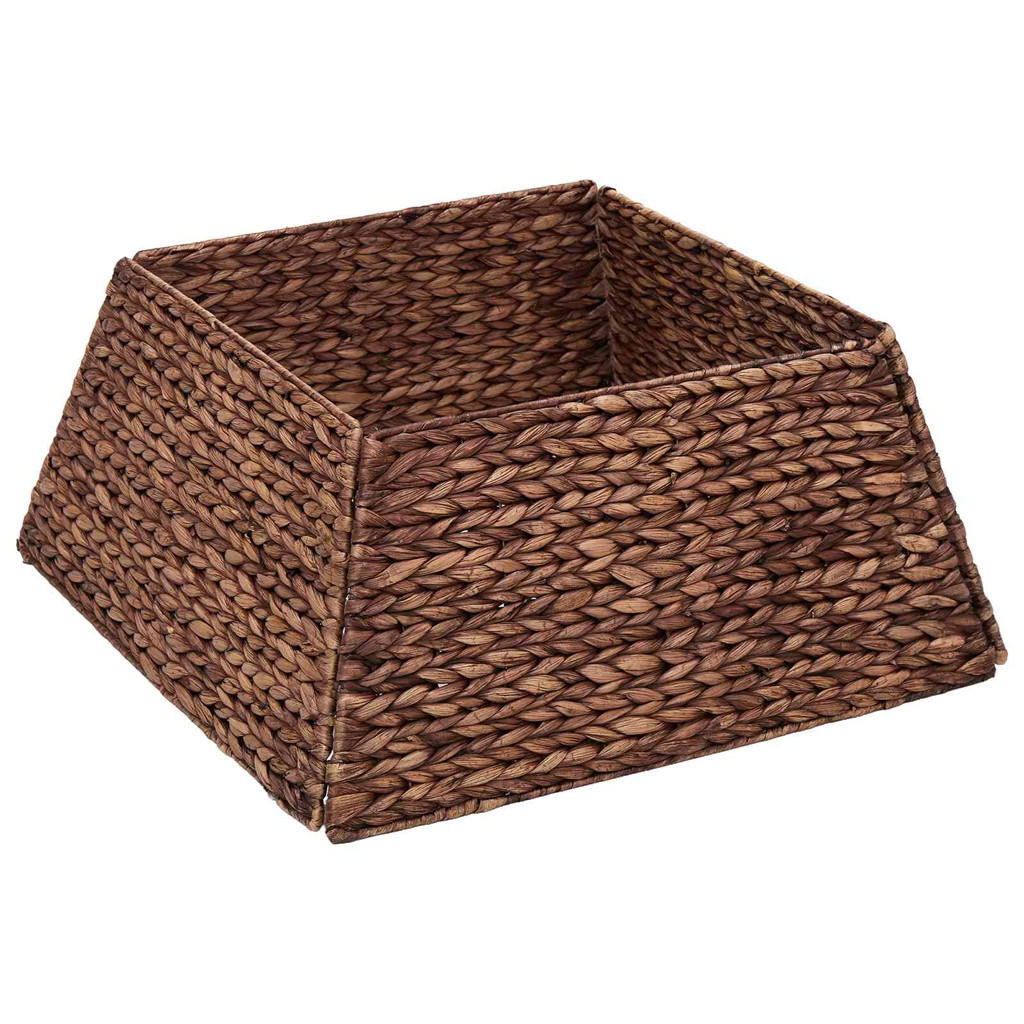 vidaXL Weihnachtsbaumkragen Braun 60x28x60 cm