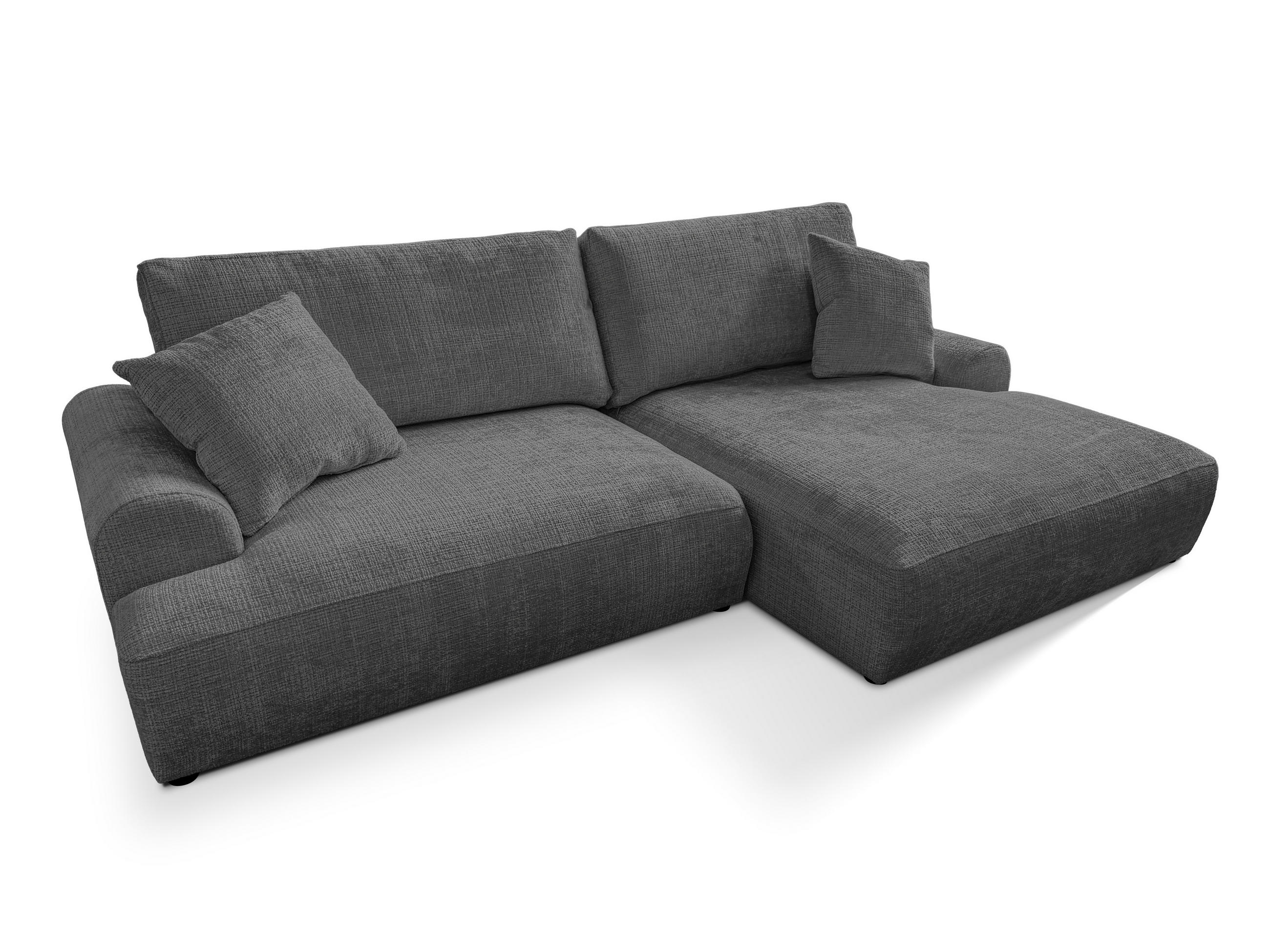 S-Style Ecksofa Grau 240x145 cm