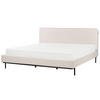 POLSTERBETT mit Lattenrost 180x200 cm Beige Corio - Creme, Textil (180/200cm) - Beliani