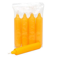 ADVENTSKERZEN 23/105 mm goldgelb 4er Packung - Multicolor, Metall (0.1/1/0.1cm)