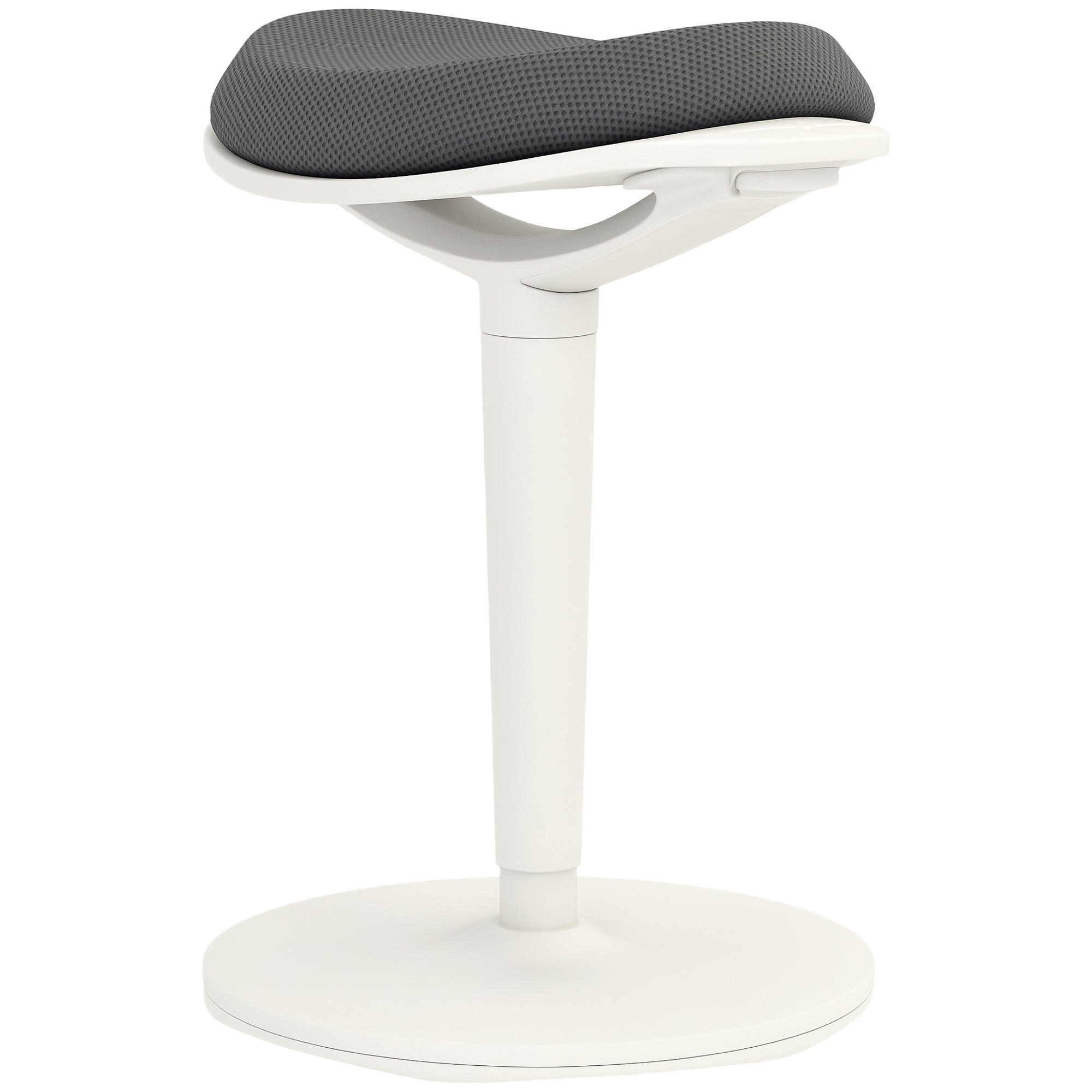 PENDELHOCKER ergonomisch höhenverstellbar bis 120kg 42,5x35,5x56,5-71,5cm - Grau, Textil (35.5/71.5/42.5cm)