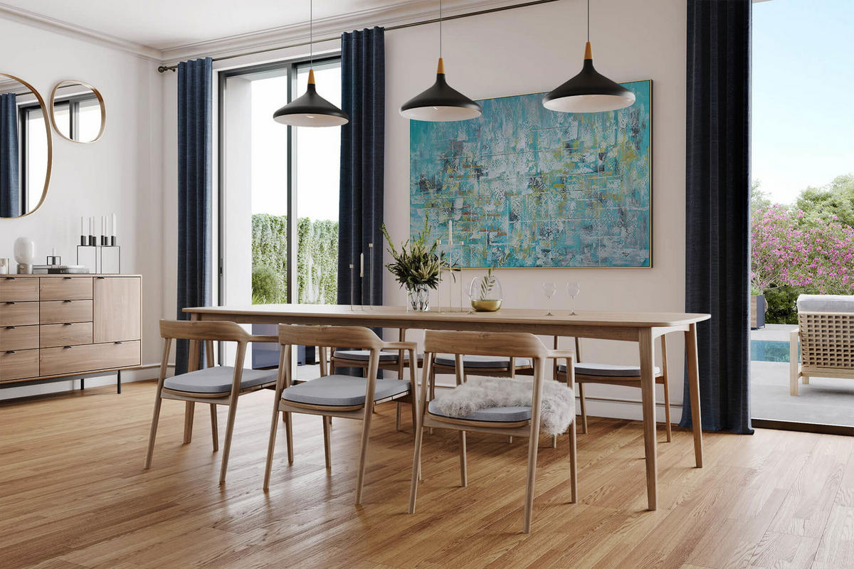 XXL ÖLGEMÄLDE Blau 180/120 cm - Blau/Beige, Holz/Textil (180/120cm) - KUNSTLOFT