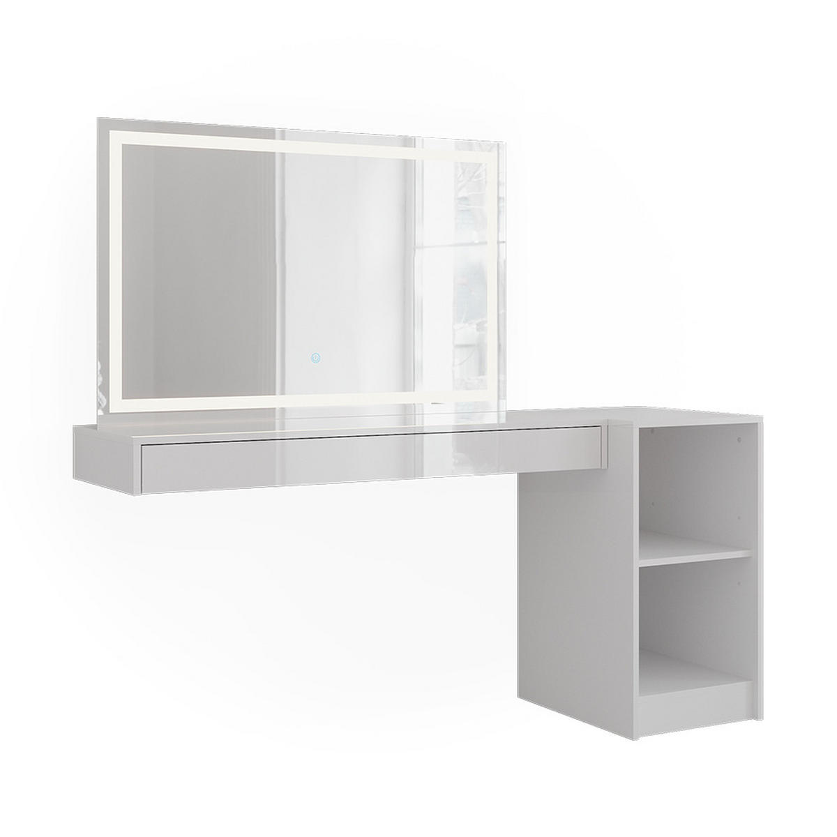 TOALETNÍ STOLEK Sherry Bílá - bílá, kompozitní dřevo (120/12/40.1cm) - Vicco