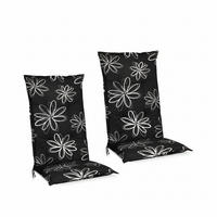 HOCHLEHNERAUFLAGE Flores 120x50x6cm Ornamente (2tlg) - Multicolor, Textil (50/6/120cm) - Beautissu 