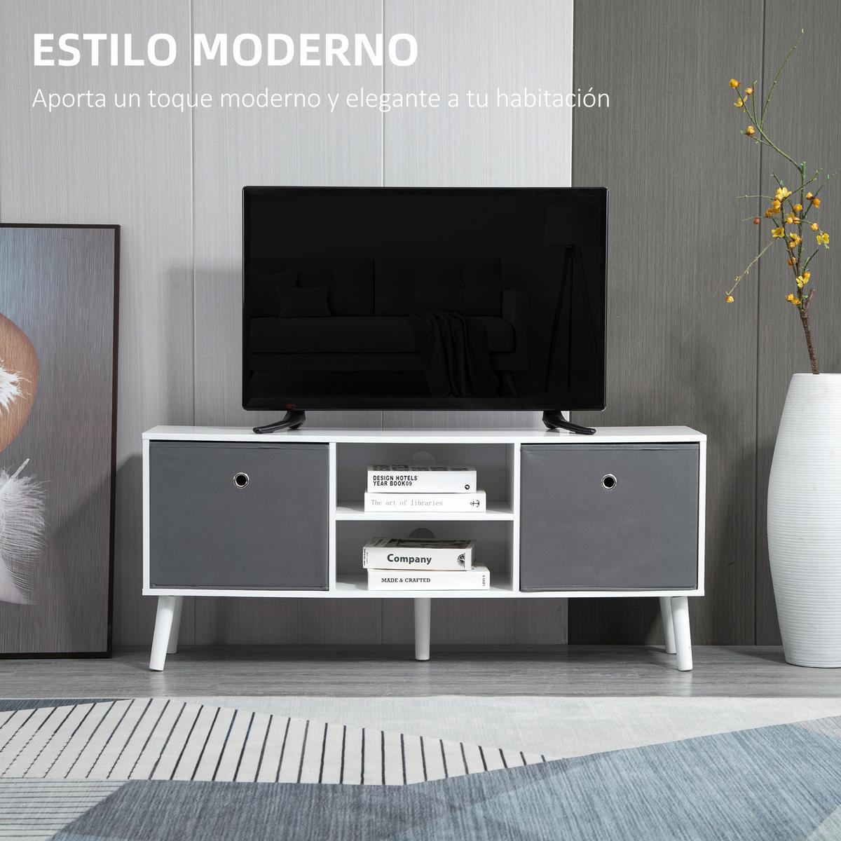 TV-MÖBEL Multicolor 1 Stück - Multicolor, Holzwerkstoff (110/46.5/29cm) - GiPP