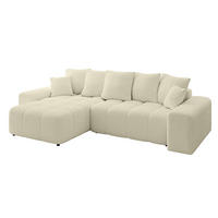 ECKSOFA Ottomane links/rechts ENIL-L 290x175x84 Beige Bouclé - Beige, Holzwerkstoff/Kunststoff (290/175cm) - ALTDECOR