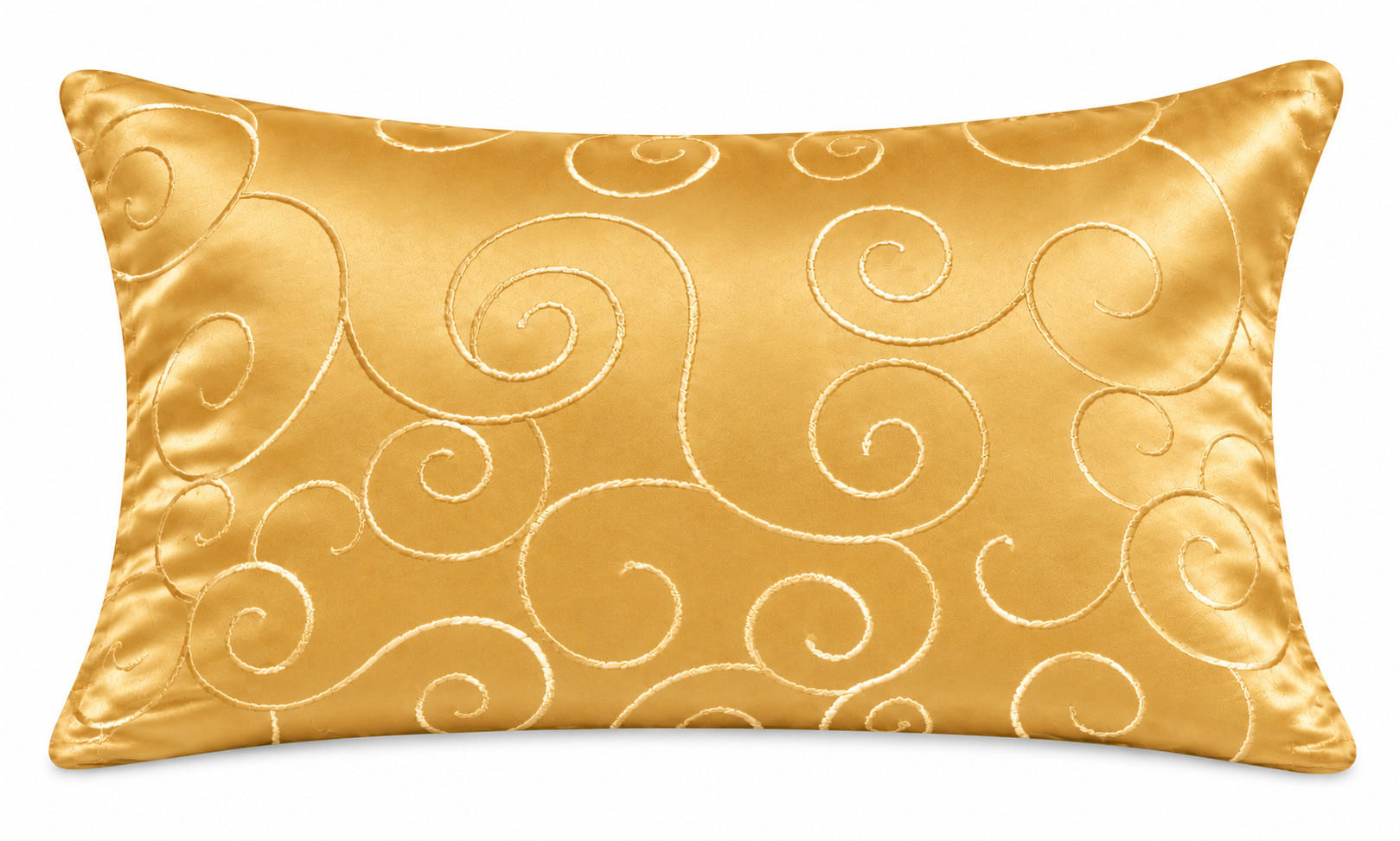 KISSENBEZUG 30x50 cm Gelb Damast Circle - Gelb, Textil (30/50cm) - TiborTex