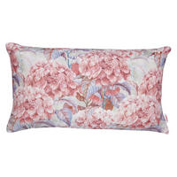 KISSENHÜLLE Hortensie flieder-mauve Mischgewebe 50/30 cm - Flieder/Mauve, Textil (30/50cm) - beties Heimtextil