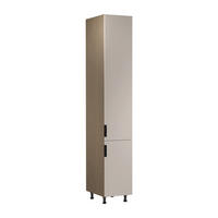 HOCHSCHRANK D40SPWN P/L – Sorento Beige – Beige / Eiche - Eichefarben/Beige, Holzwerkstoff (40/247/58cm) - ROYAL24_MARKT