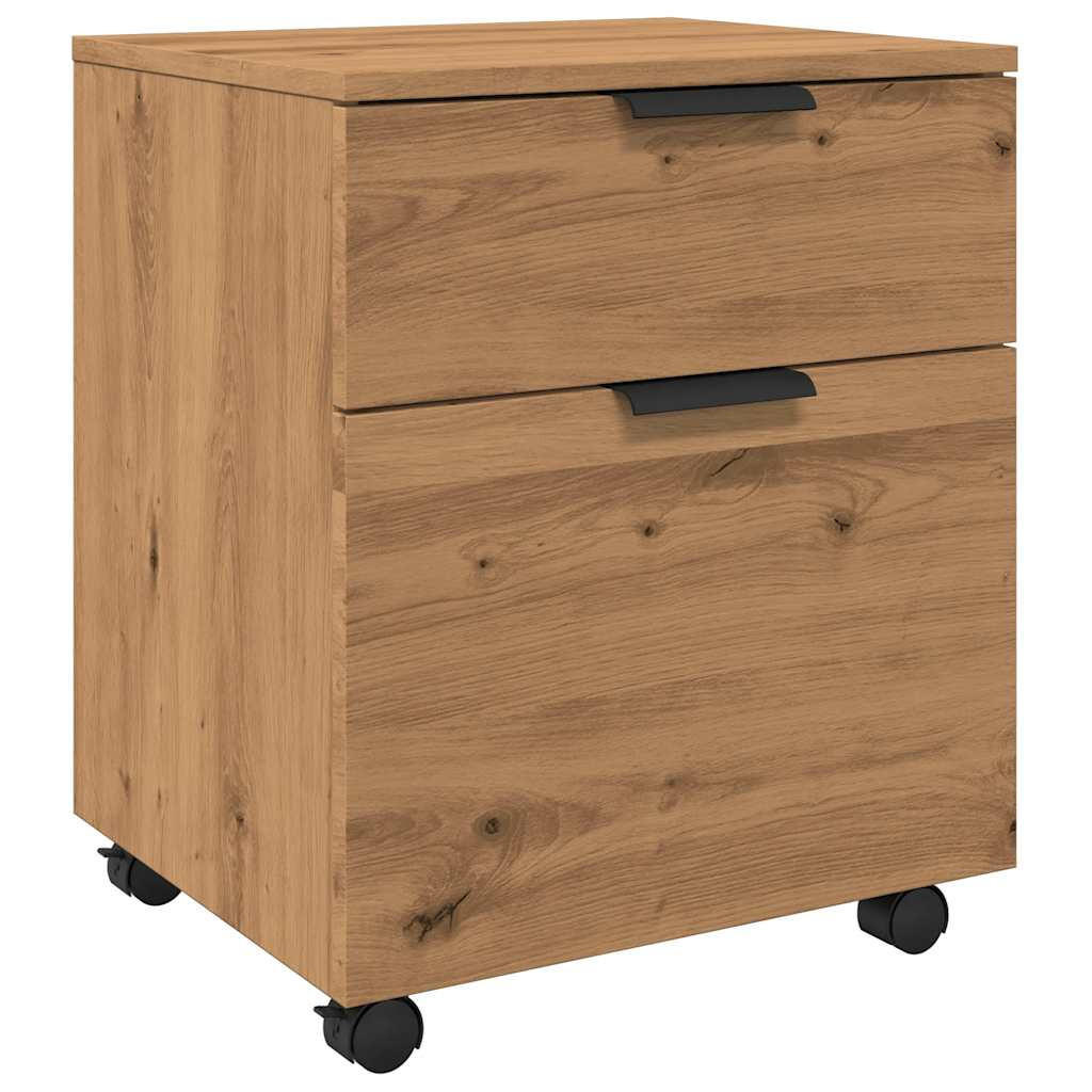Deluke Rollcontainer Eiche Artisan 45x54x38 cm