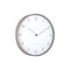WANDUHR Sencillez Ø30 cm - Grau, Kunststoff (30/4/30cm) - Karlsson